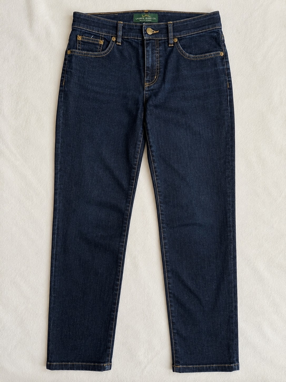Ralph Lauren Dark Blue Straight-Leg Women's Jeans Size 2 - Picture 2 of 9